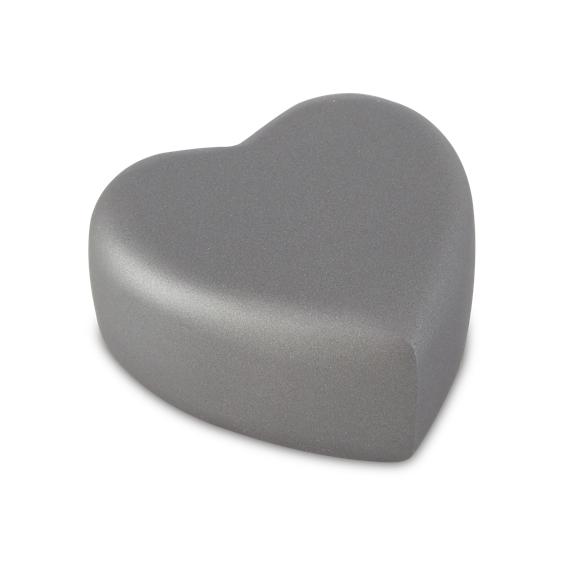 Ashen Pewter Heart